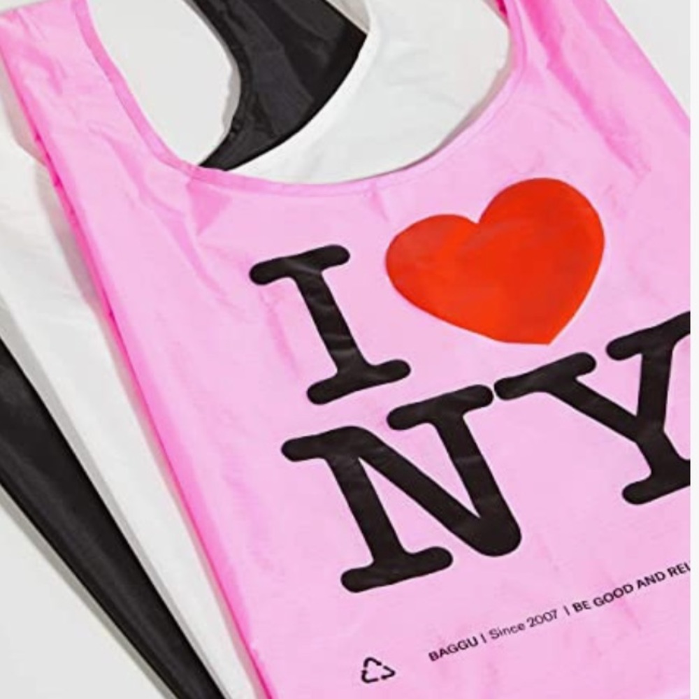 NWT BAGGU I ❤️ NY Standard Size Reusable Bags - Discontinued Patterns